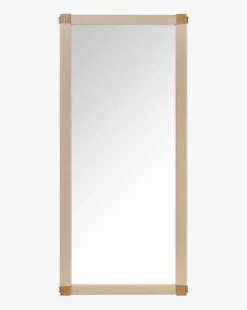 Sabrina Cord & Oak Floor Mirror