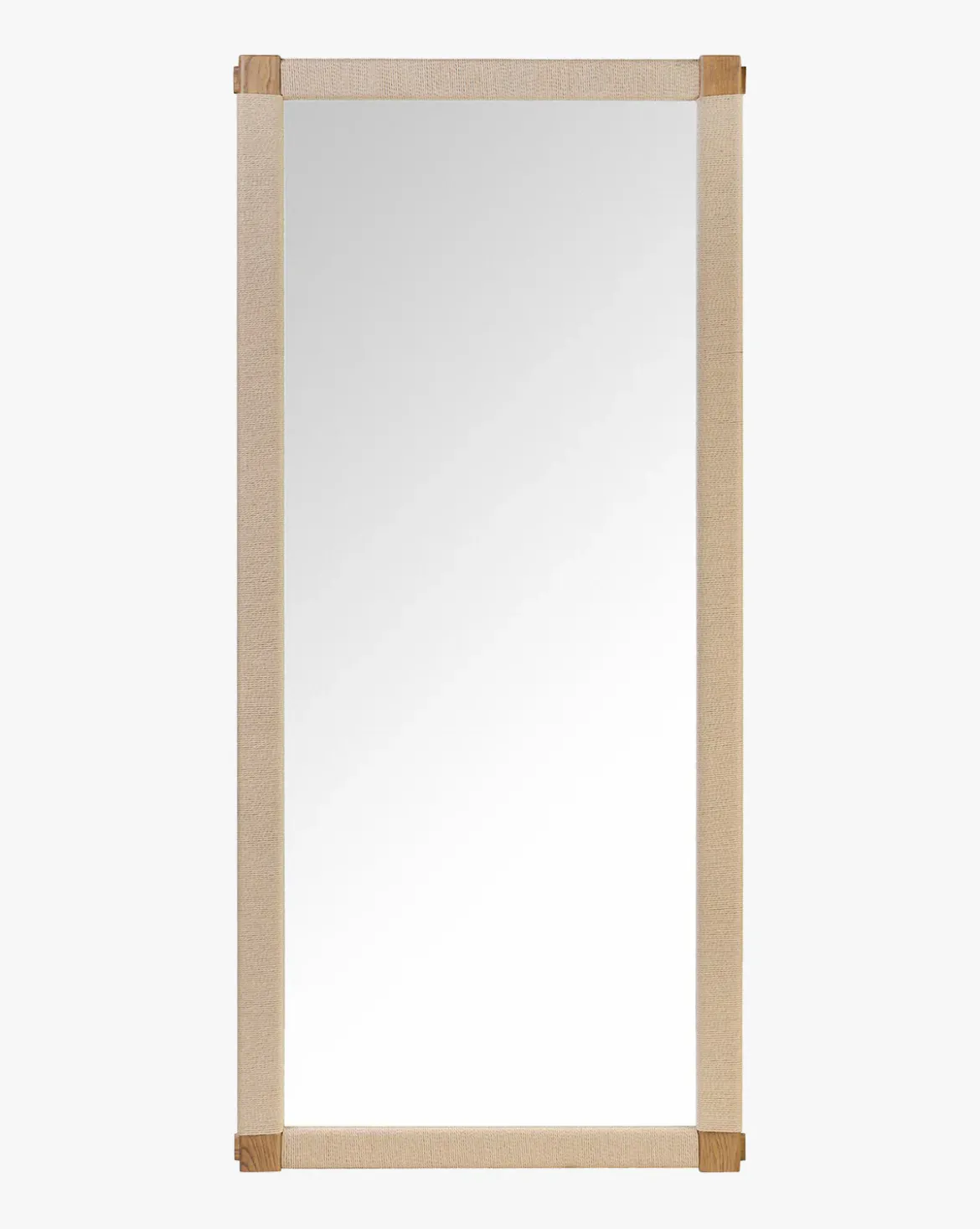 Sabrina Cord & Oak Floor Mirror