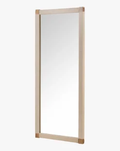 Sabrina Cord & Oak Floor Mirror