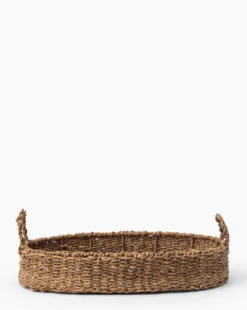 Seagrass Oval Tray