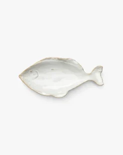 Stoneware Fish Plate