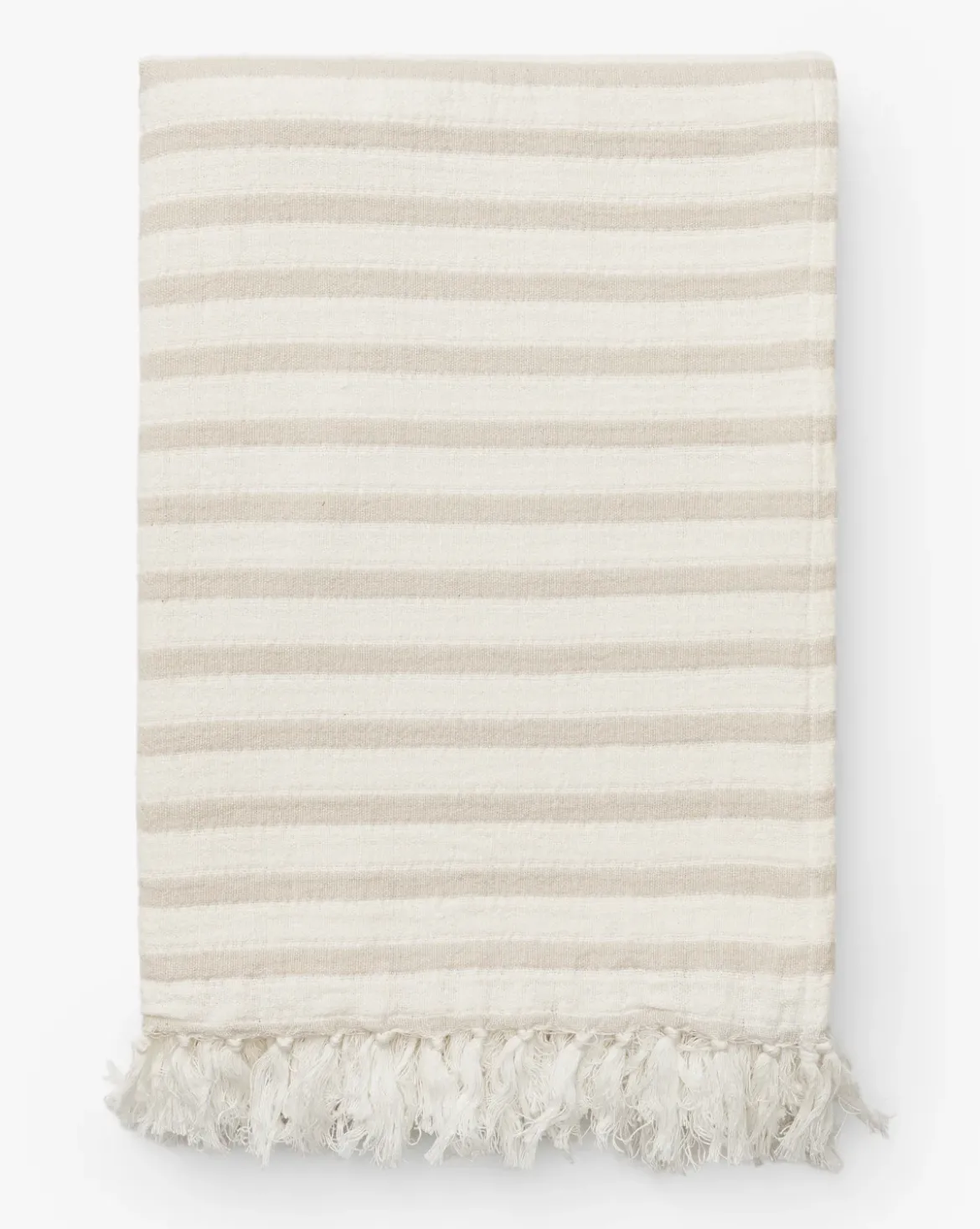Striped Cotton Throw