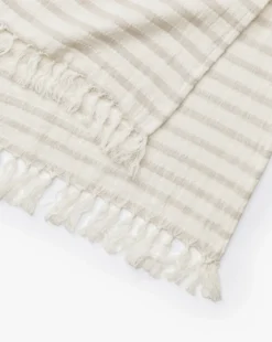 Striped Cotton Throw