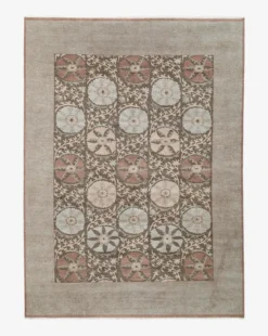 Suzani Hand-Knotted Wool Rug