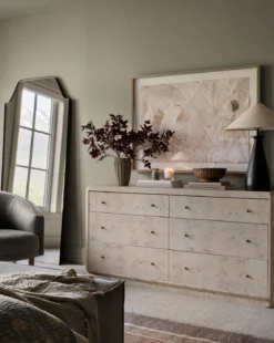 Tali Burl Wood Dresser