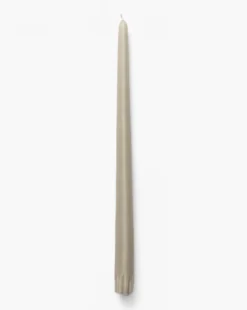 Taupe Taper Candles (Set of 12)