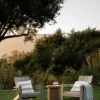 Triby Gray Teak Outdoor Lounge Chair