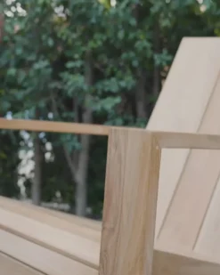 Triby Teak Outdoor Lounge Chair