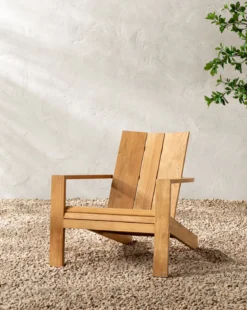 Triby Teak Outdoor Lounge Chair