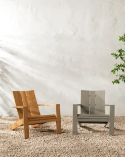 Triby Teak Outdoor Lounge Chair