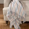Two-tone Striped Cotton Throw