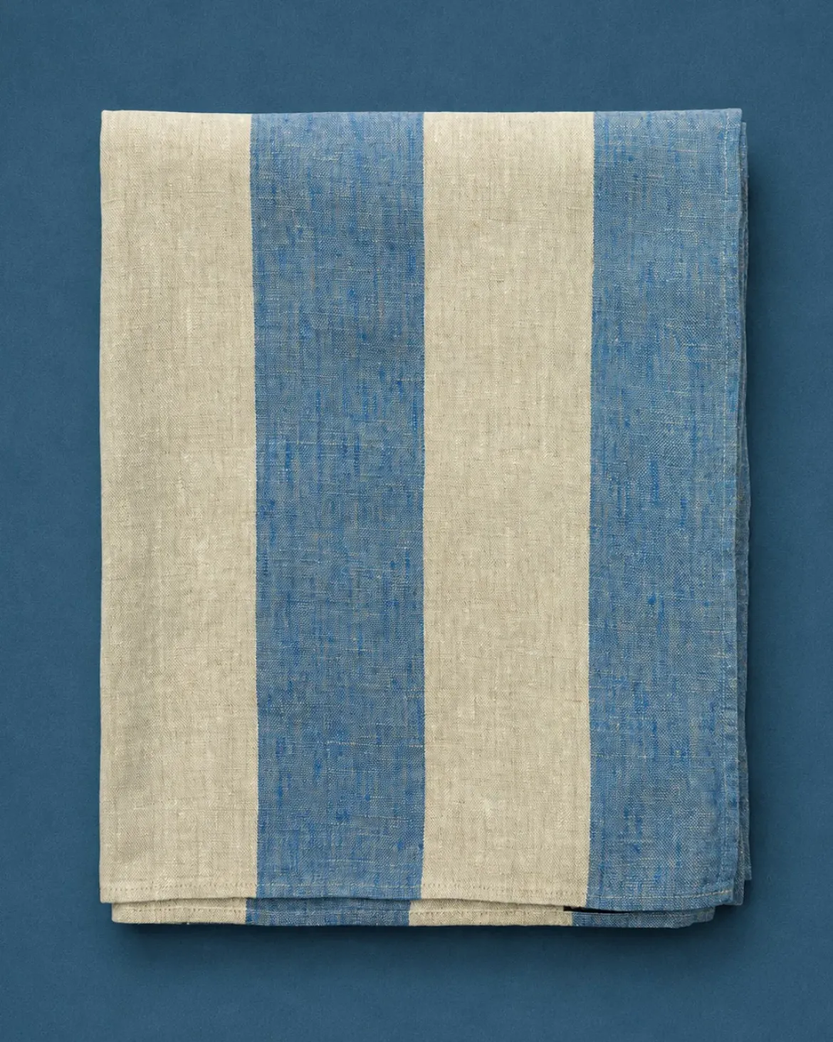 Venice Stripe Linen Tablecloth