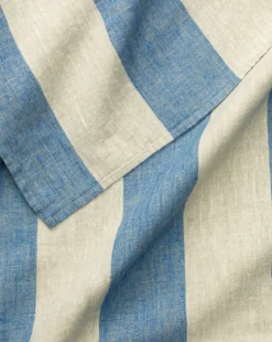 Venice Stripe Linen Tablecloth
