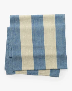 Venice Stripe Linen Tablecloth