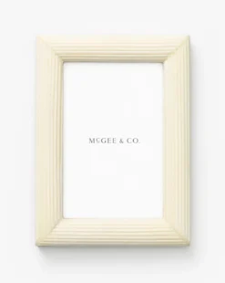 White Ridged Frame