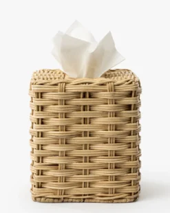 Wicker Tissue Box Cover
