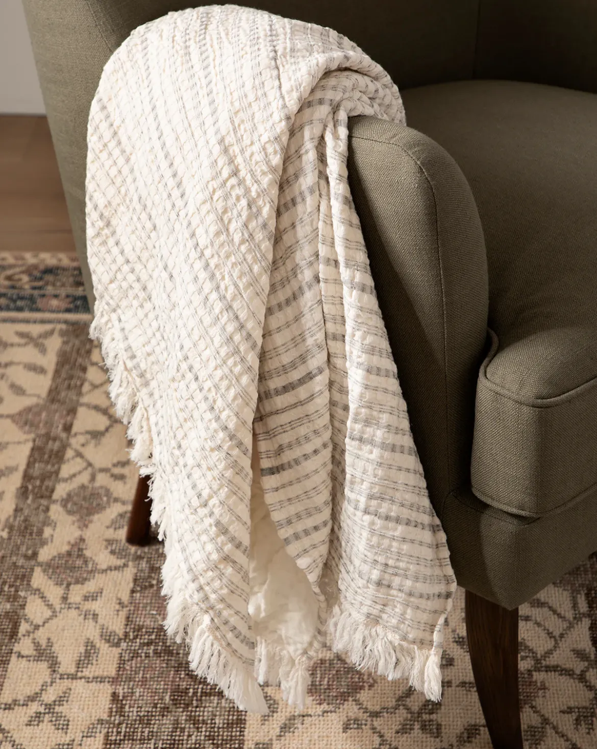 Willa Striped Throw