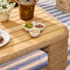 Woven Ceramic Dip Dish with Spoon