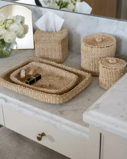 Woven Tissue Box Cover